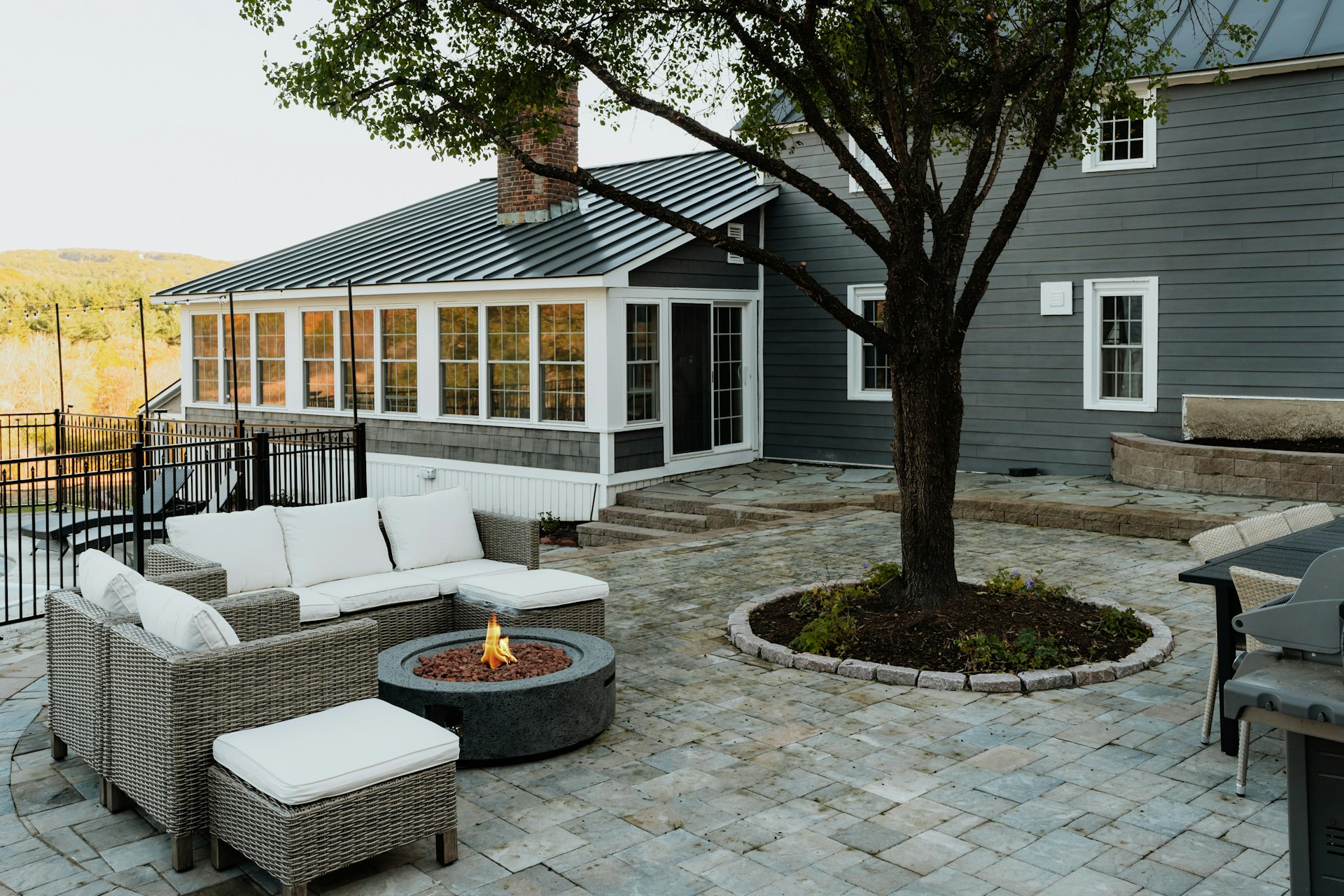 winter outdoor furniture